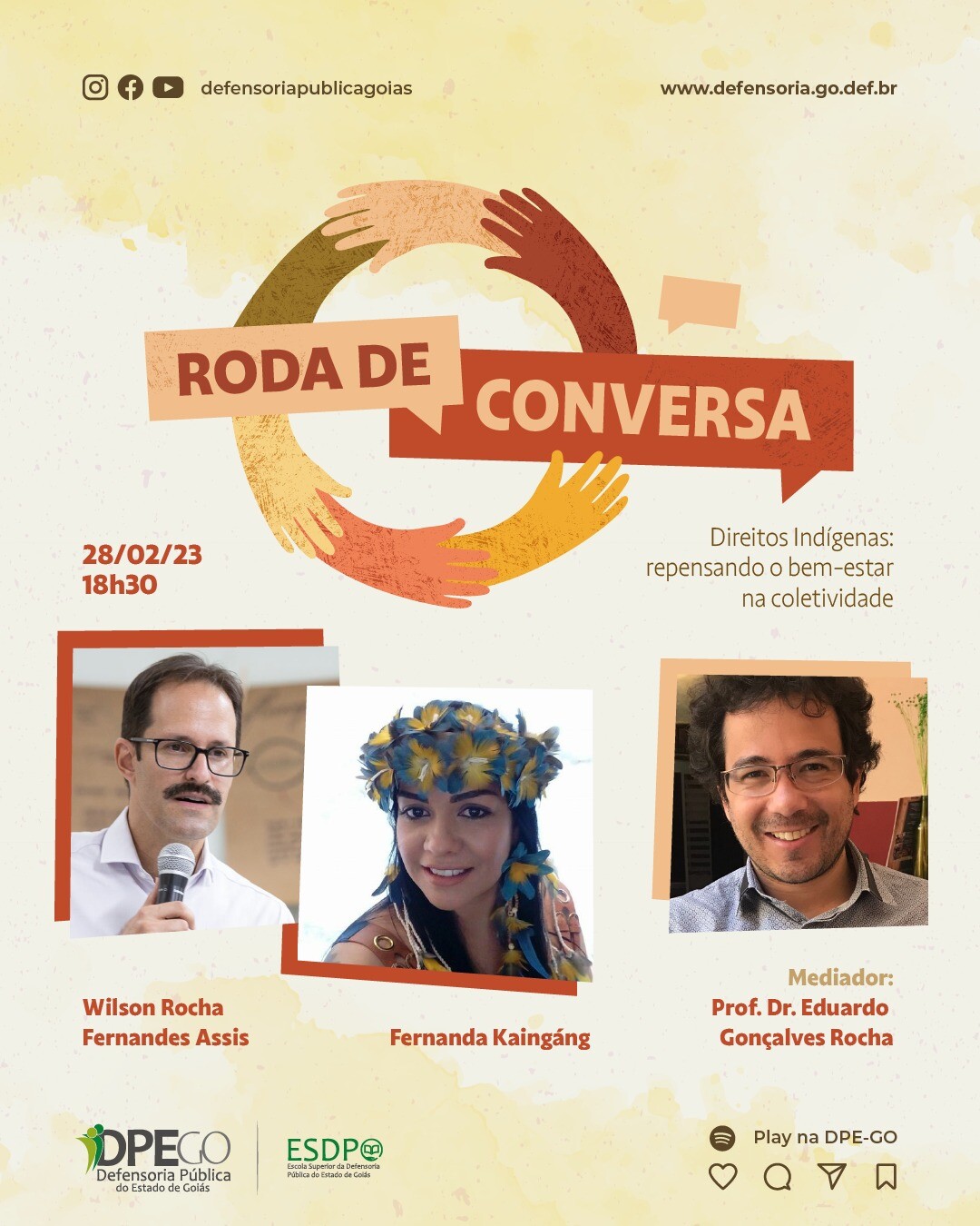  Roda de Conversa Direitos indígenas repensando o bem estar na coletividade