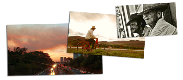 montagem com fotos de Jean