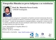 Etnografias filmadas: os povos indígenas e as resistência