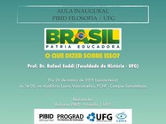 Aula inaugural PIBID