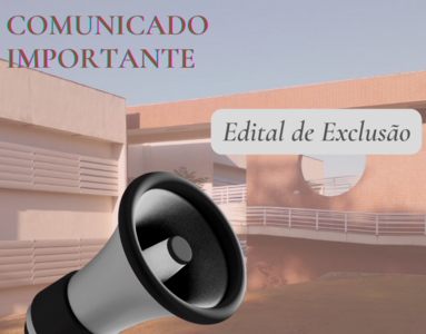 EDITAL DE EXCLUSÃO