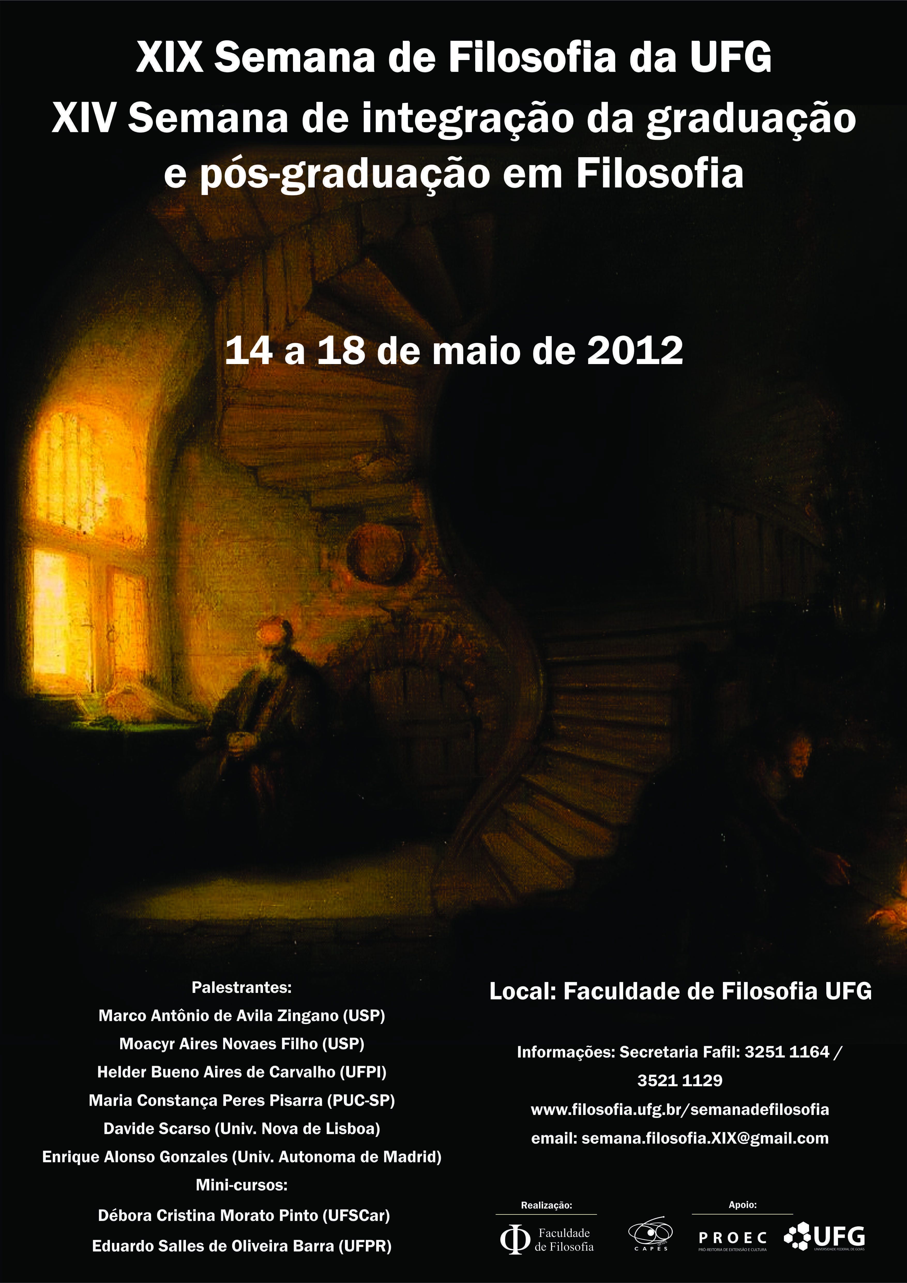 Cartaz - Semana de Filosofia 2012