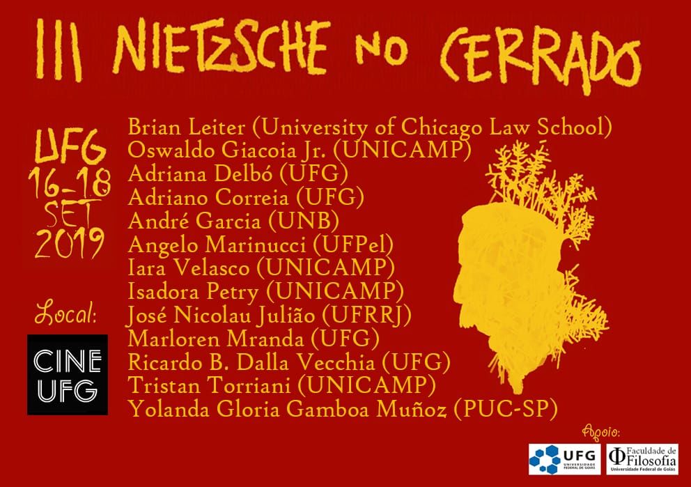 Cartaz com os participantes