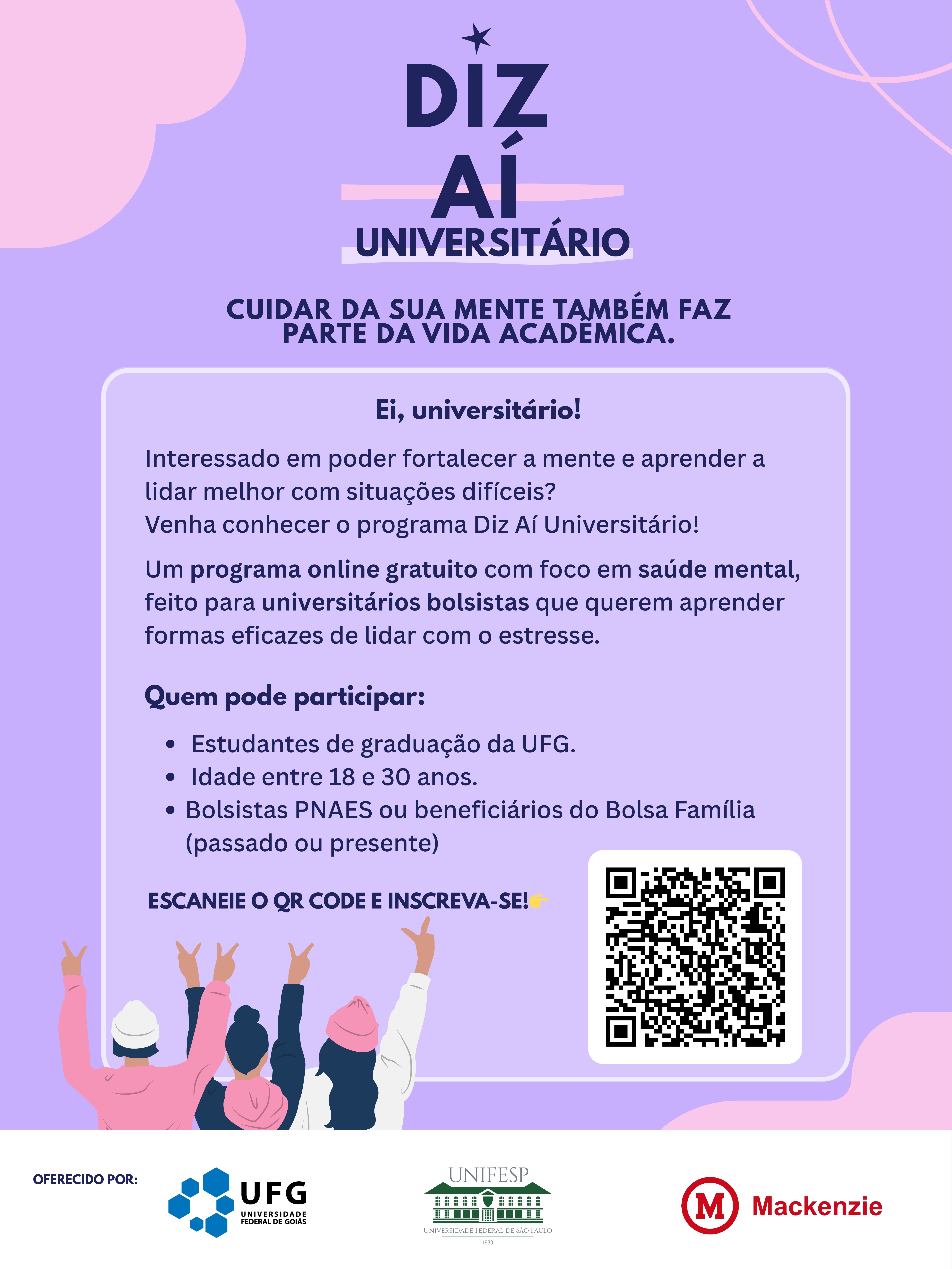 Banner do Programa "Diz aí universitário!"