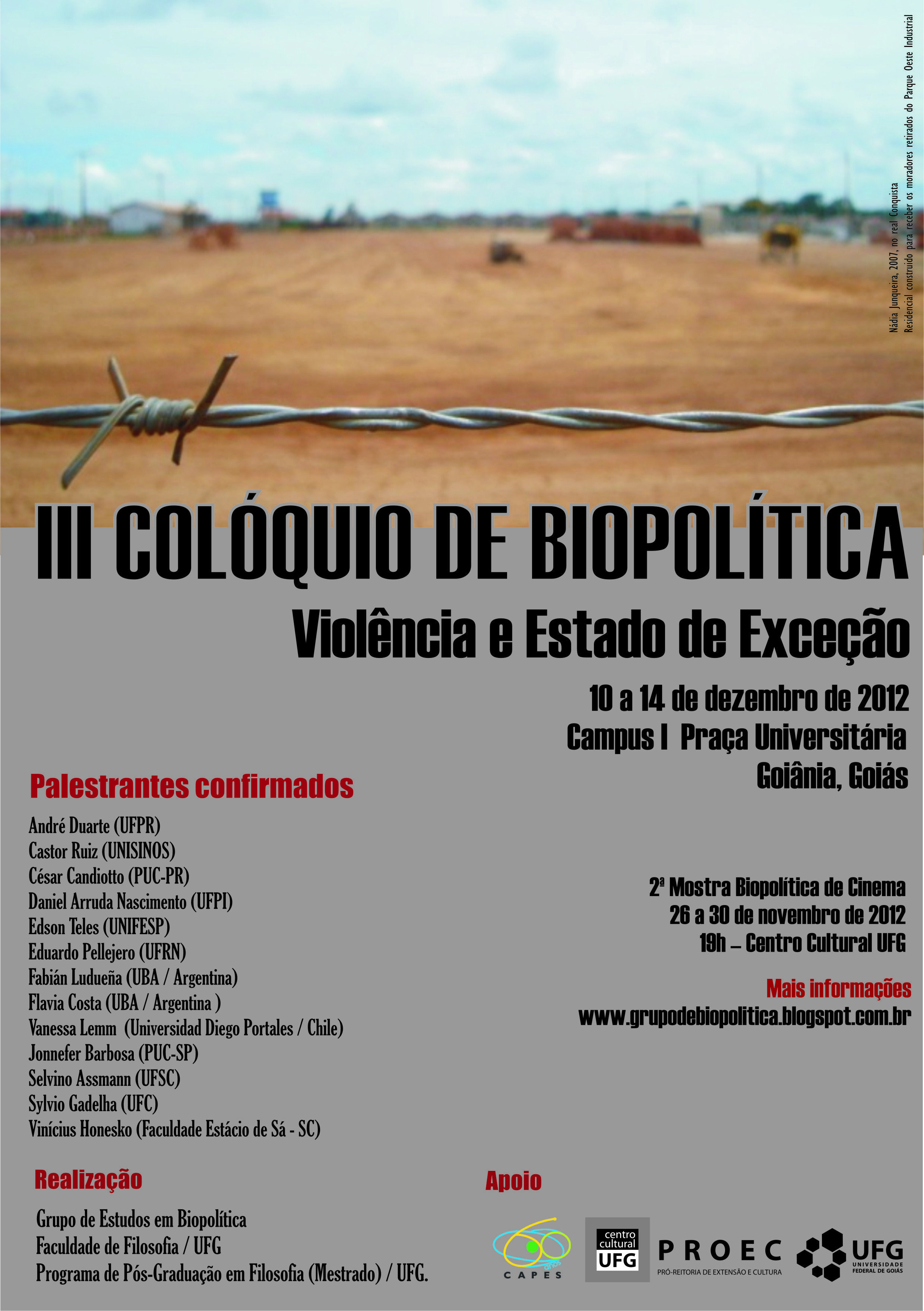 III Colóquio de Biopolítica