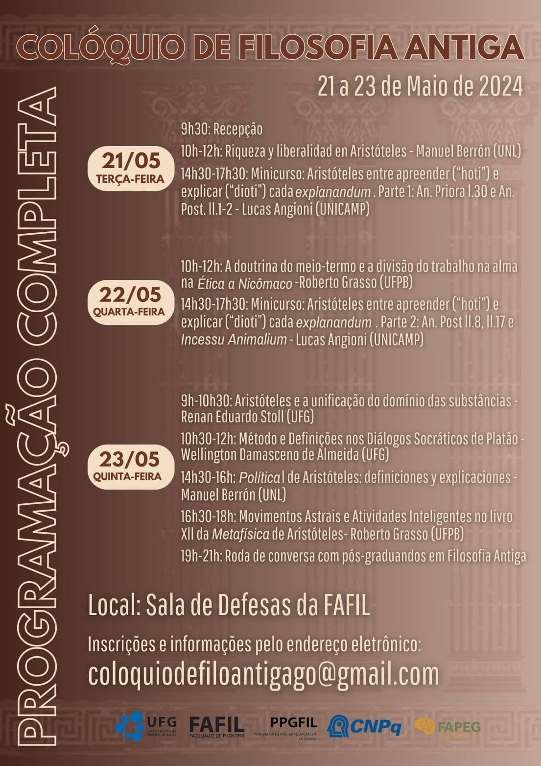 Evento do professor  Wellington.