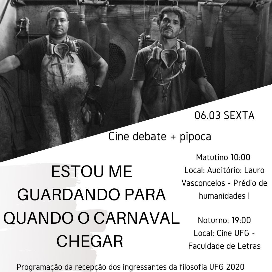 Programação recepção aos calouros 2020 - 2