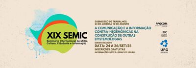 Arte de divulgação do XIX Semic
