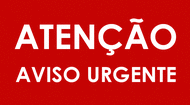 Aviso urgente