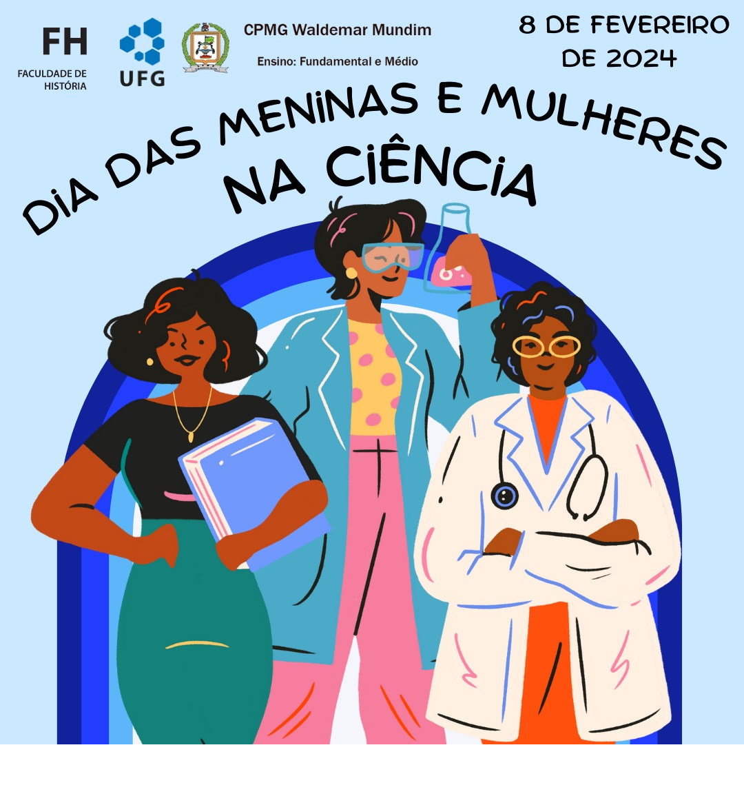 Cartaz Meninas e Mulheres na Ciência