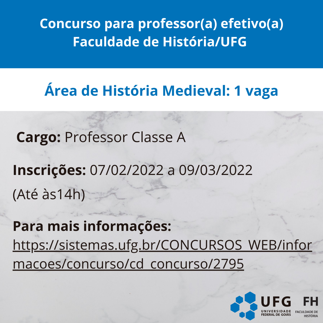 Concurso para professor efetivo - História Medieval