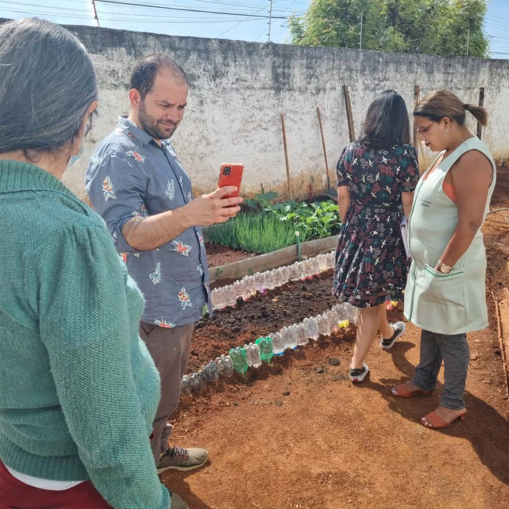 Visita técnica em Escola Municipal de Inhumas (GO)