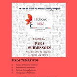 I COLÓQUIO NEAP I COLÓQUIO NEAP