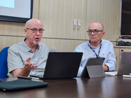 Prof. Charles David Crumpton e Prof. Vicente Ferreira