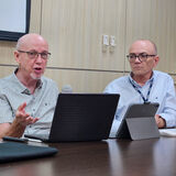 Prof. Charles David Crumpton e Prof. Vicente Ferreira
