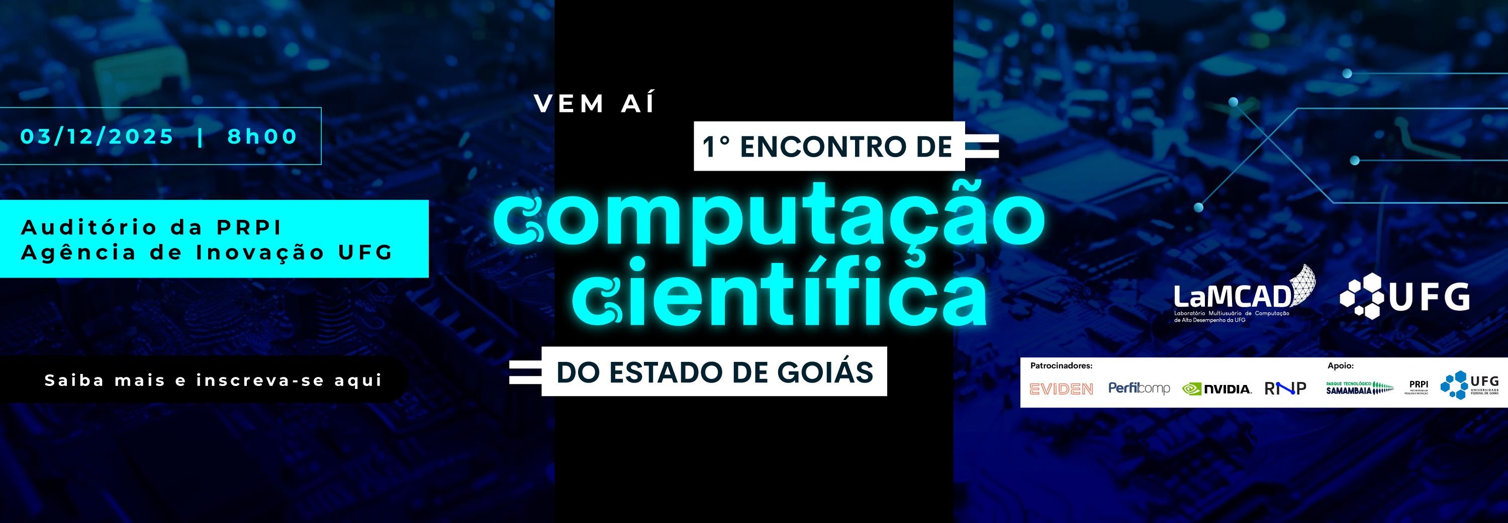 Fullbanner_1º Encontro de Computação Científica do Estado de Goiás
