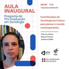 Convite Aula Inaugural