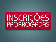 Inscrições prorrogadas