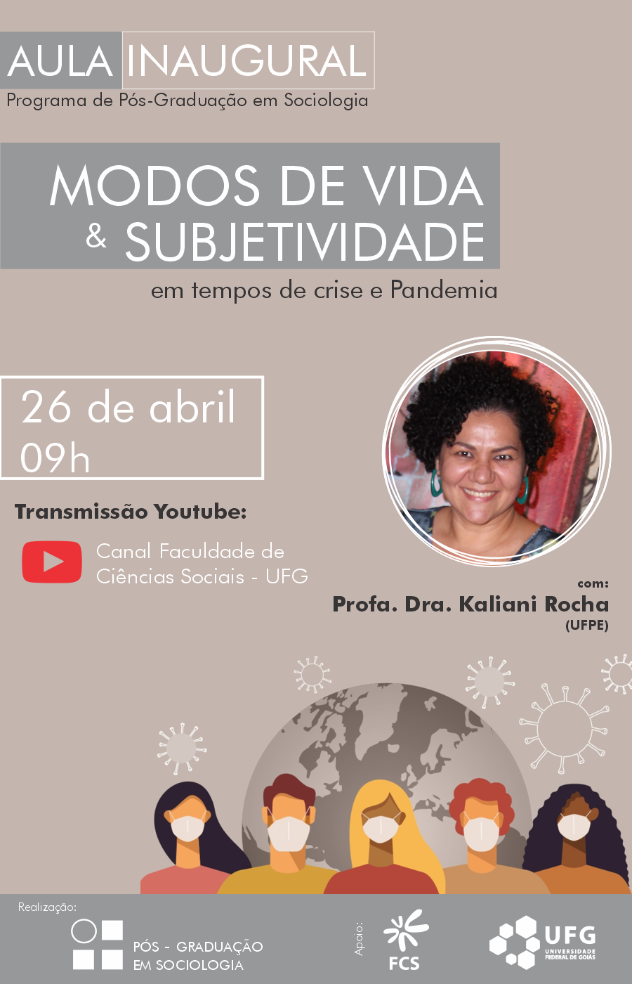  Aula Inaugural PPGS - Modos de vida e subjetividade em tempos de crise e pandemia