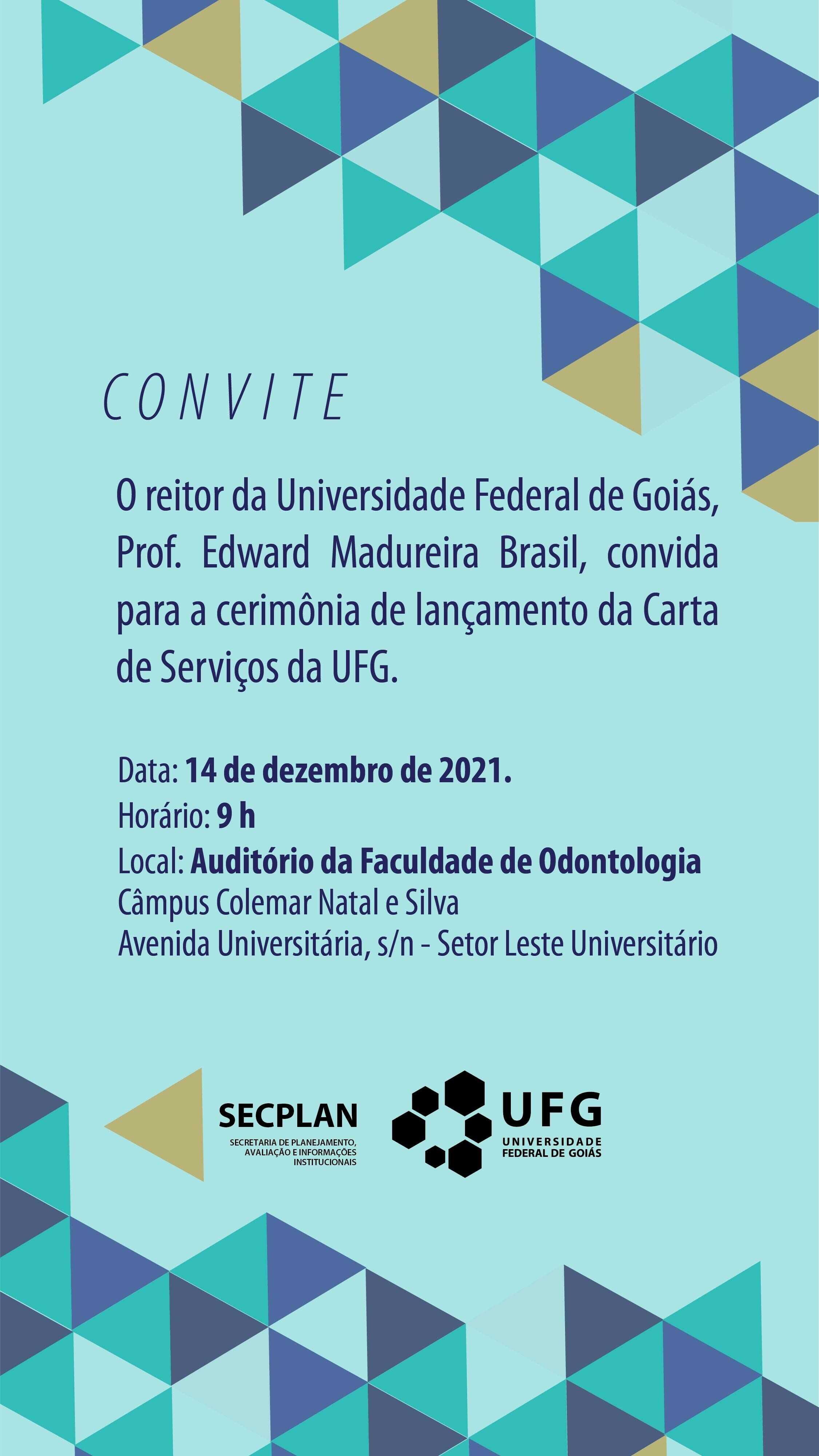 Convite - Carta de serviços