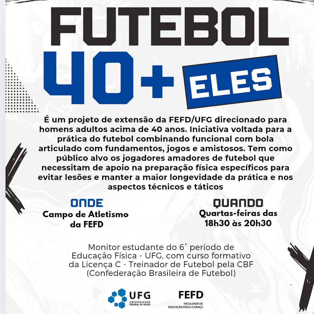 futebol eles 40+