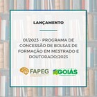 Bolsas FAPEG 2023