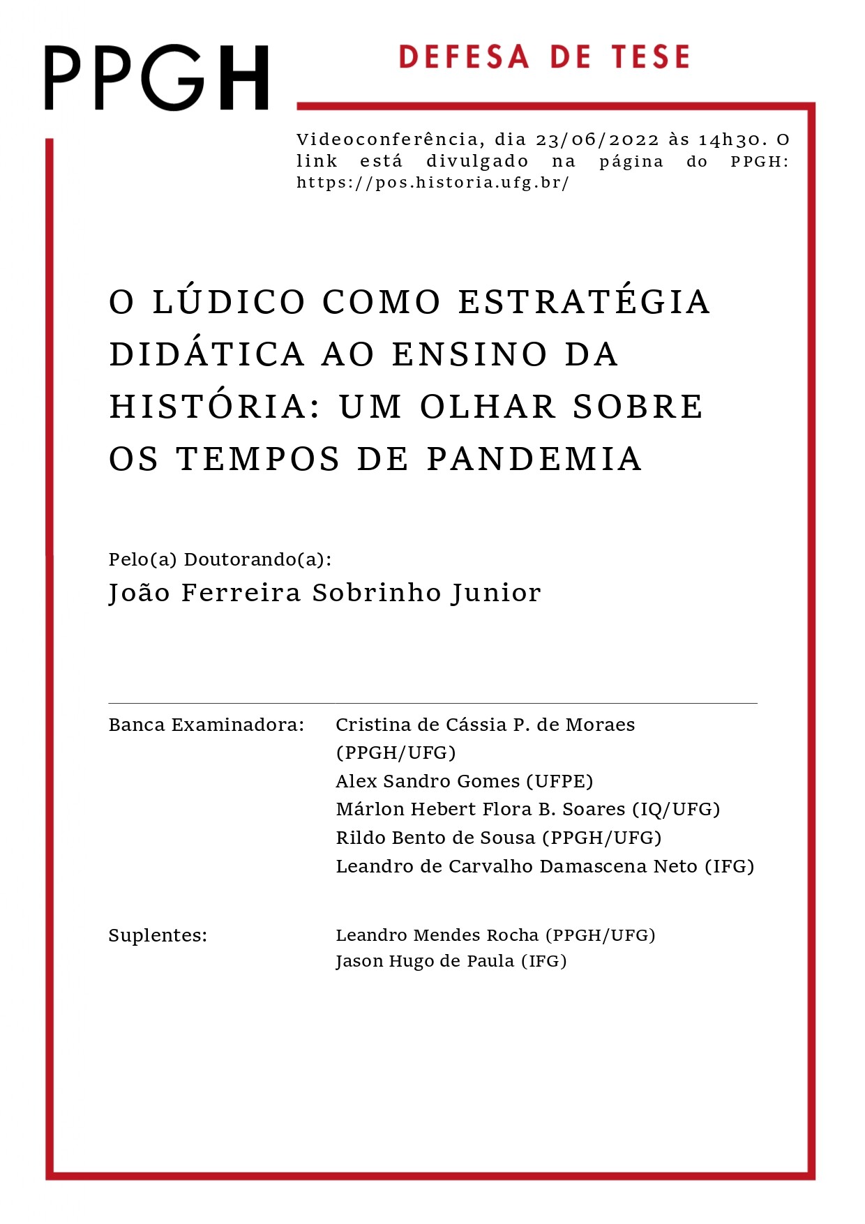 Doutorado _João Ferreira Sobrinho Junior