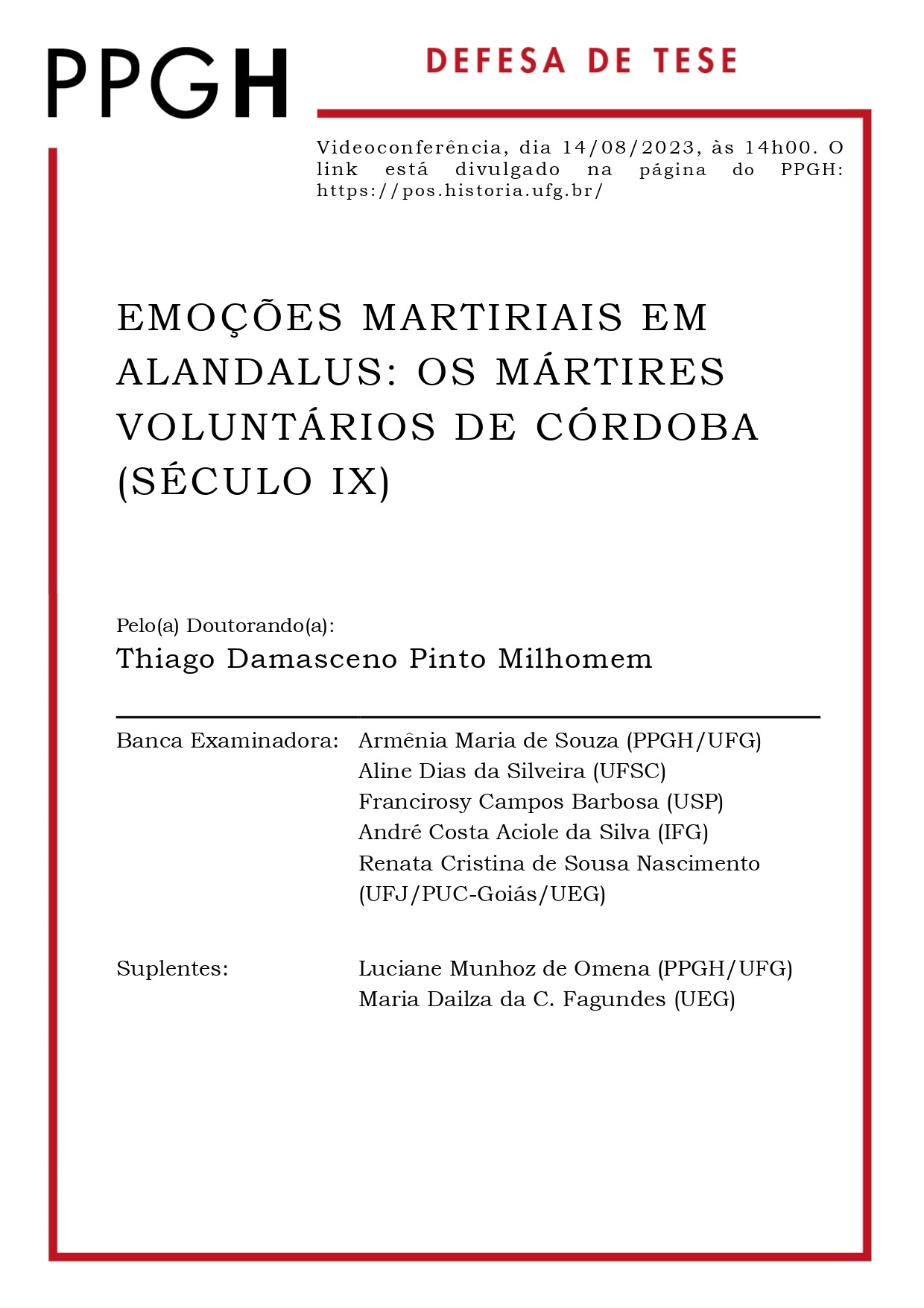 DOUTORADO Thiago Damasceno Pinto Milhomem