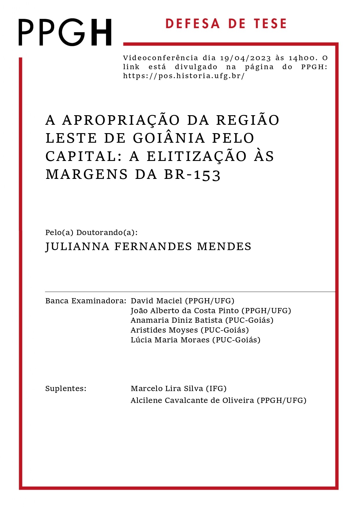 DOUTORADO Julianna Fernandes Mendes