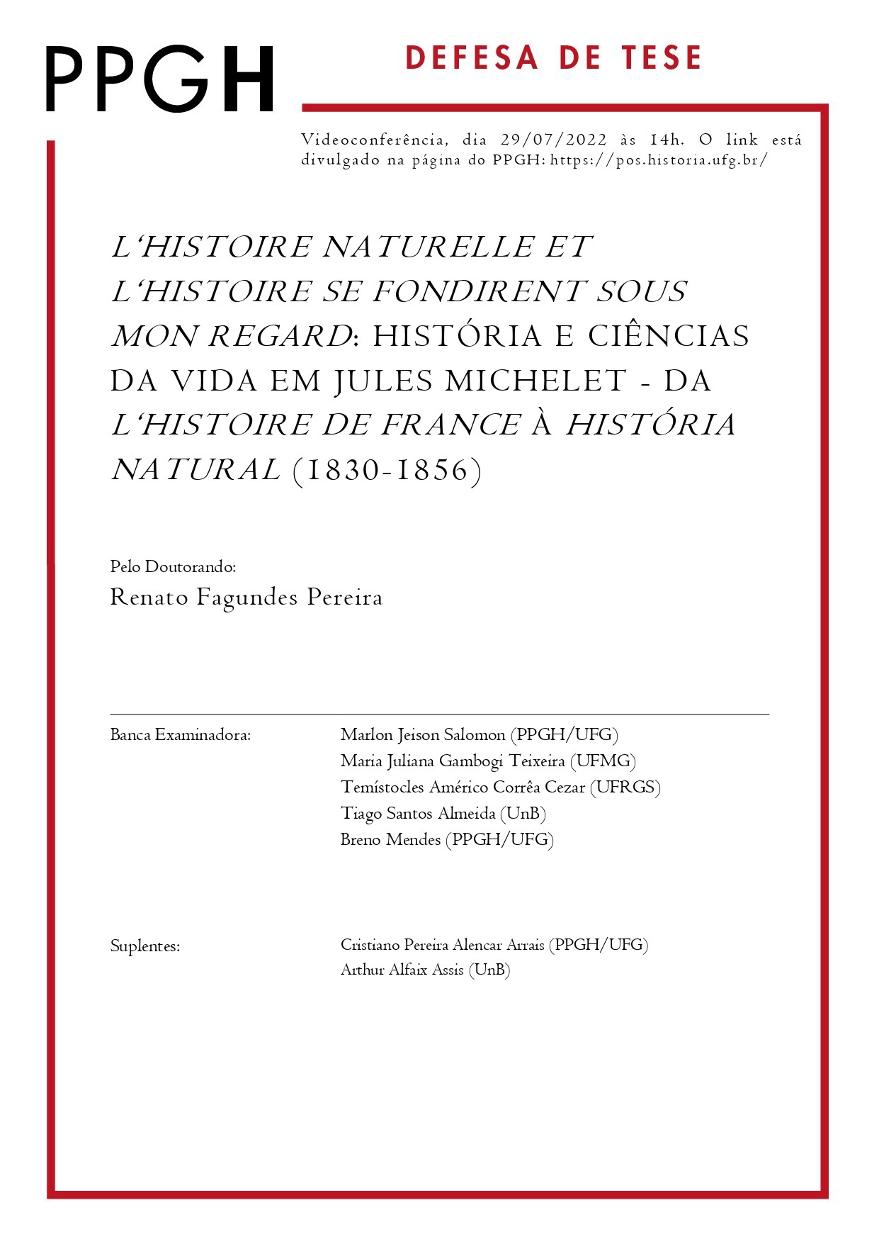 DOUTORADO - Renato Fagundes Pereira