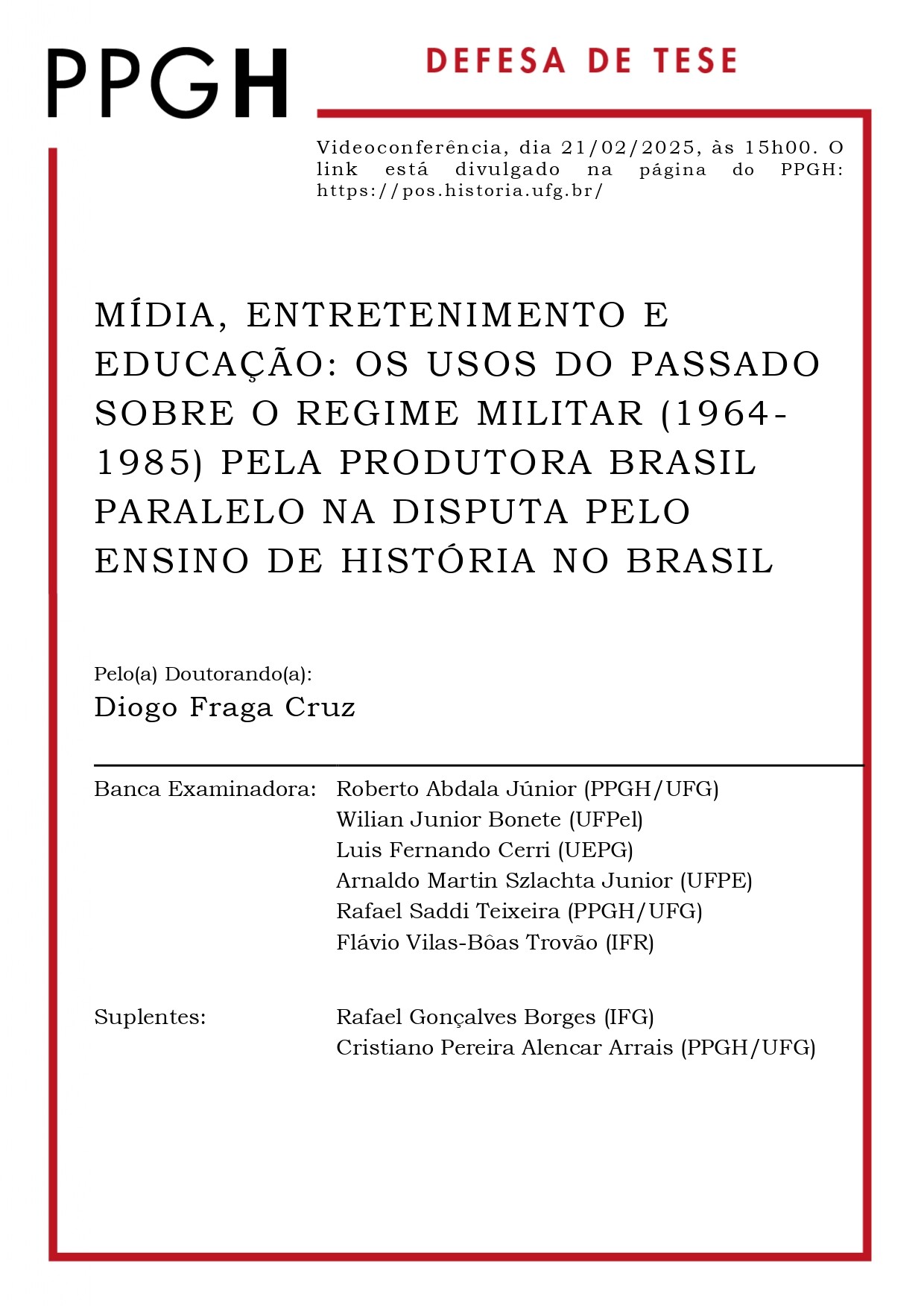 4. DOUTORADO doutorado - Diogo Fraga Cruz