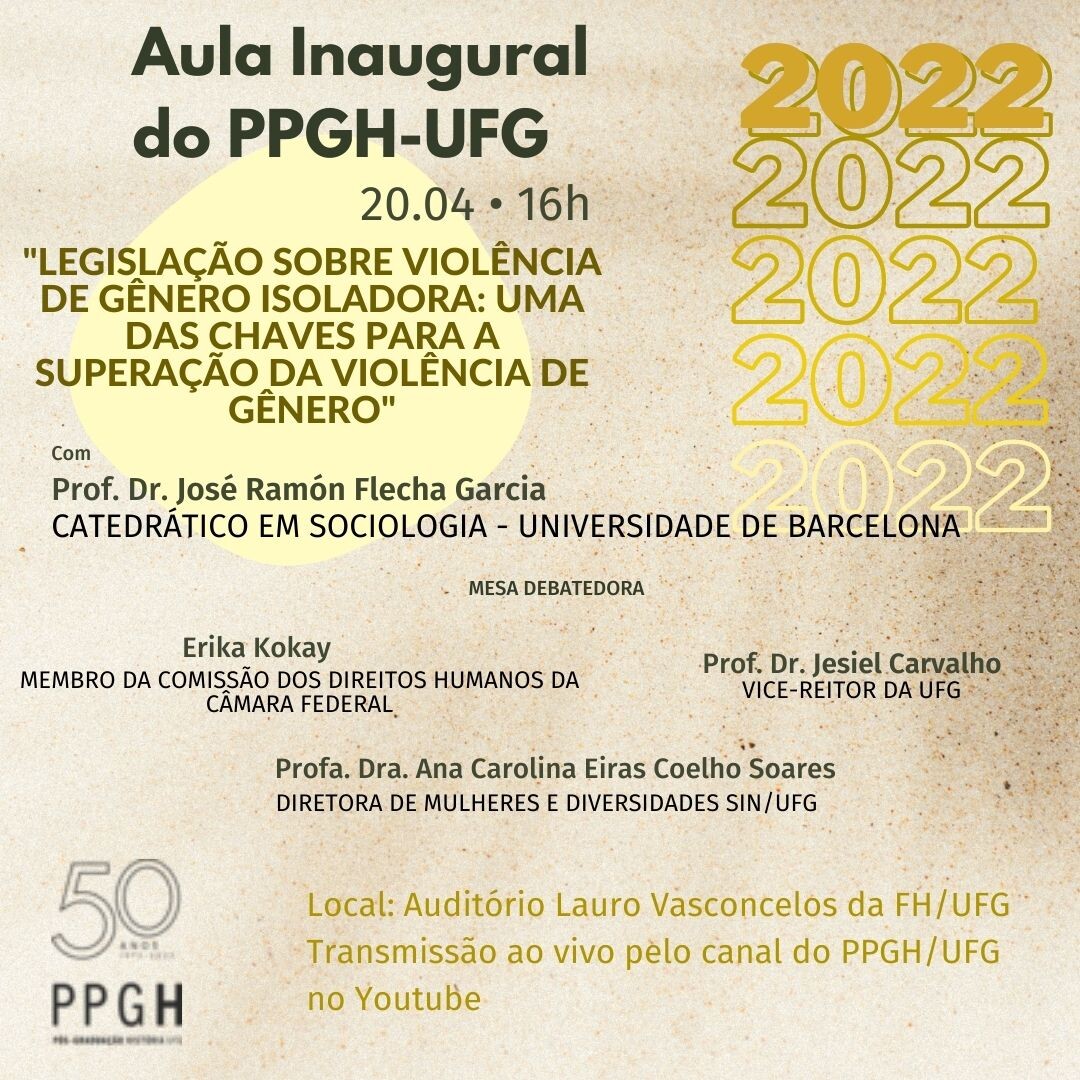 Aula Inaugural 2022 Cartaz completo