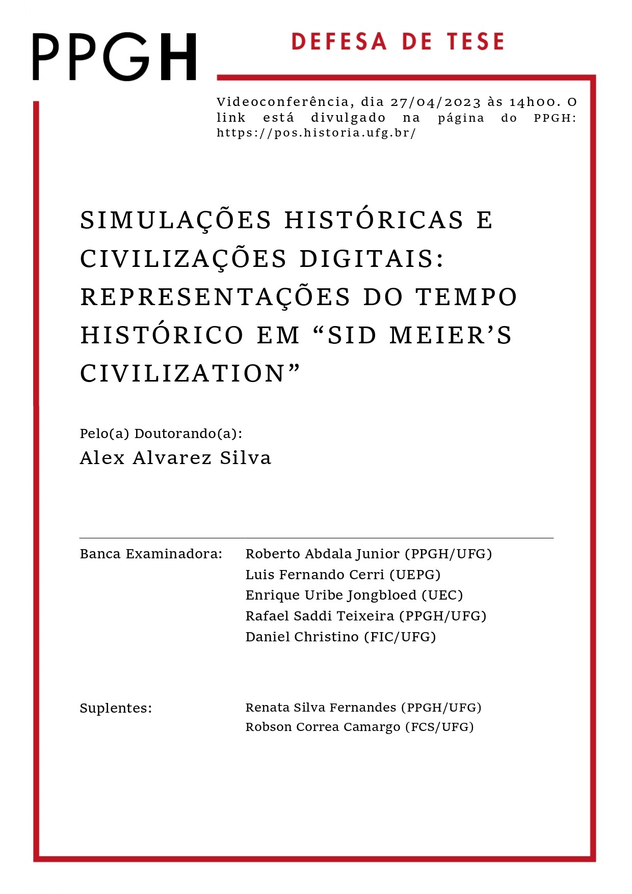 DOUTORADO - Alex Alvarez Silva
