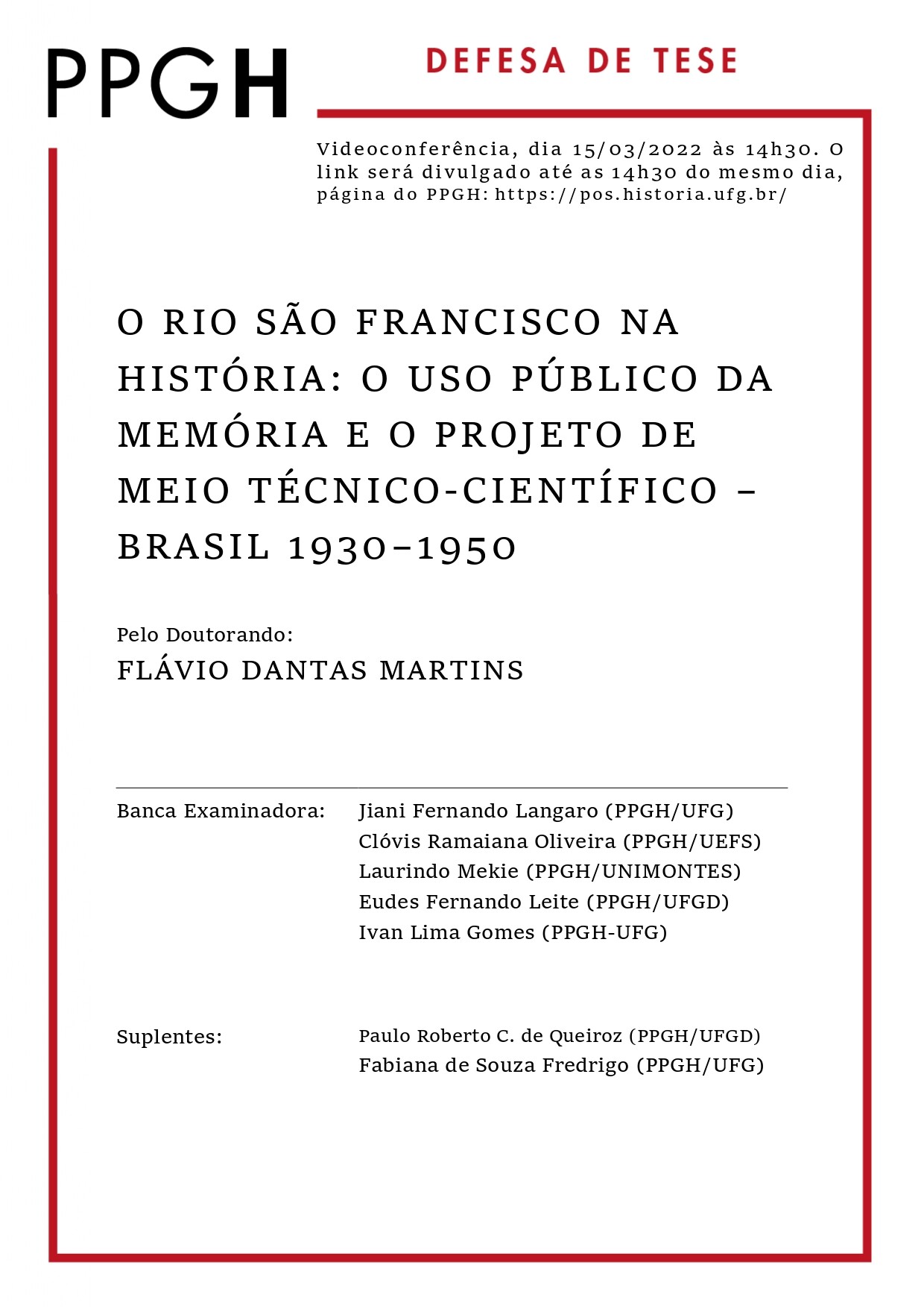 doutorado FLÁVIO DANTAS