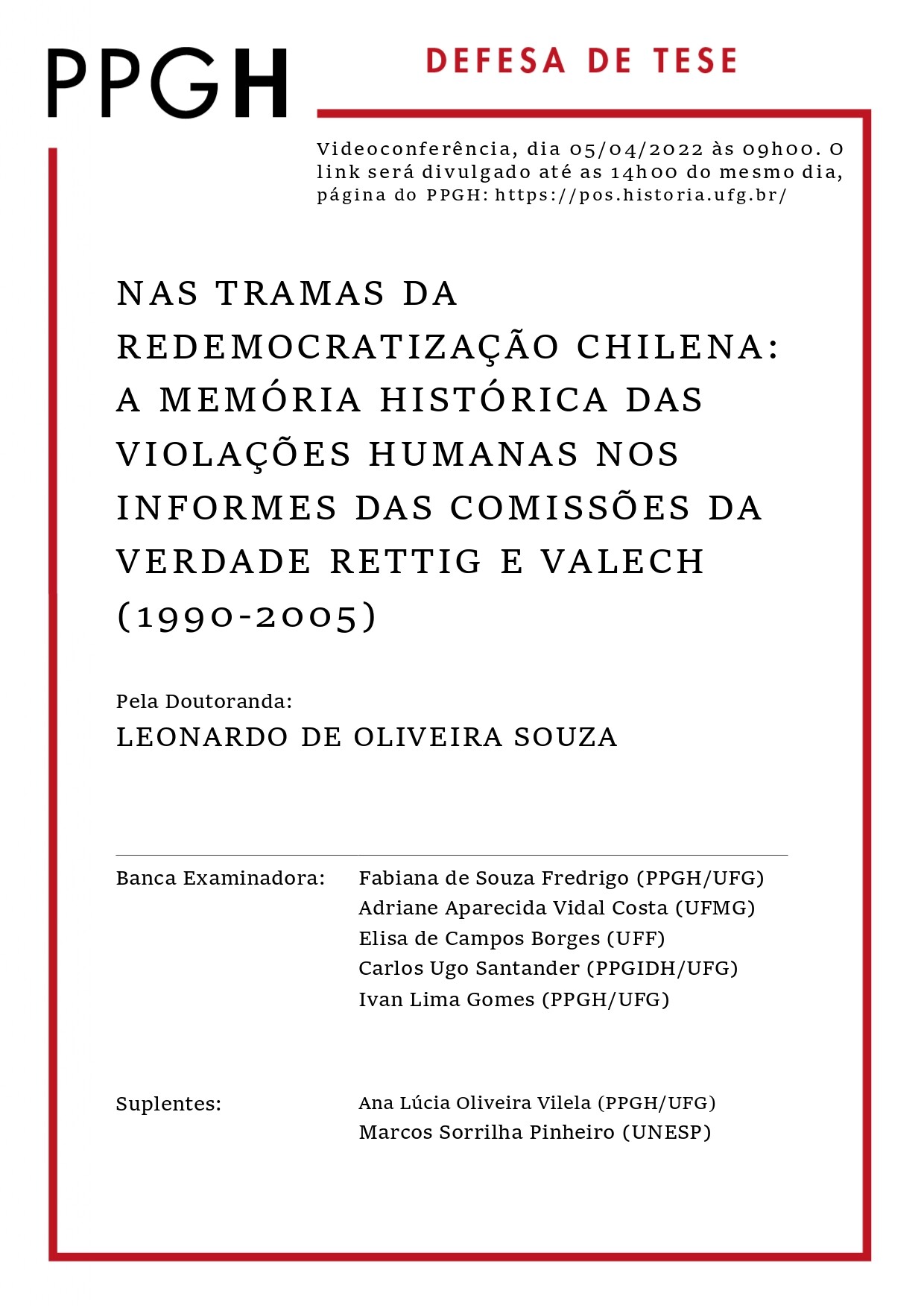 Doutorado LEONARDO DE OLIVEIRA SOUZA