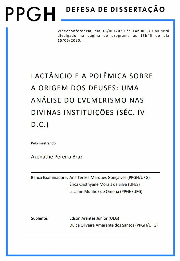 Mestrado - Azenathe Pereira Braz