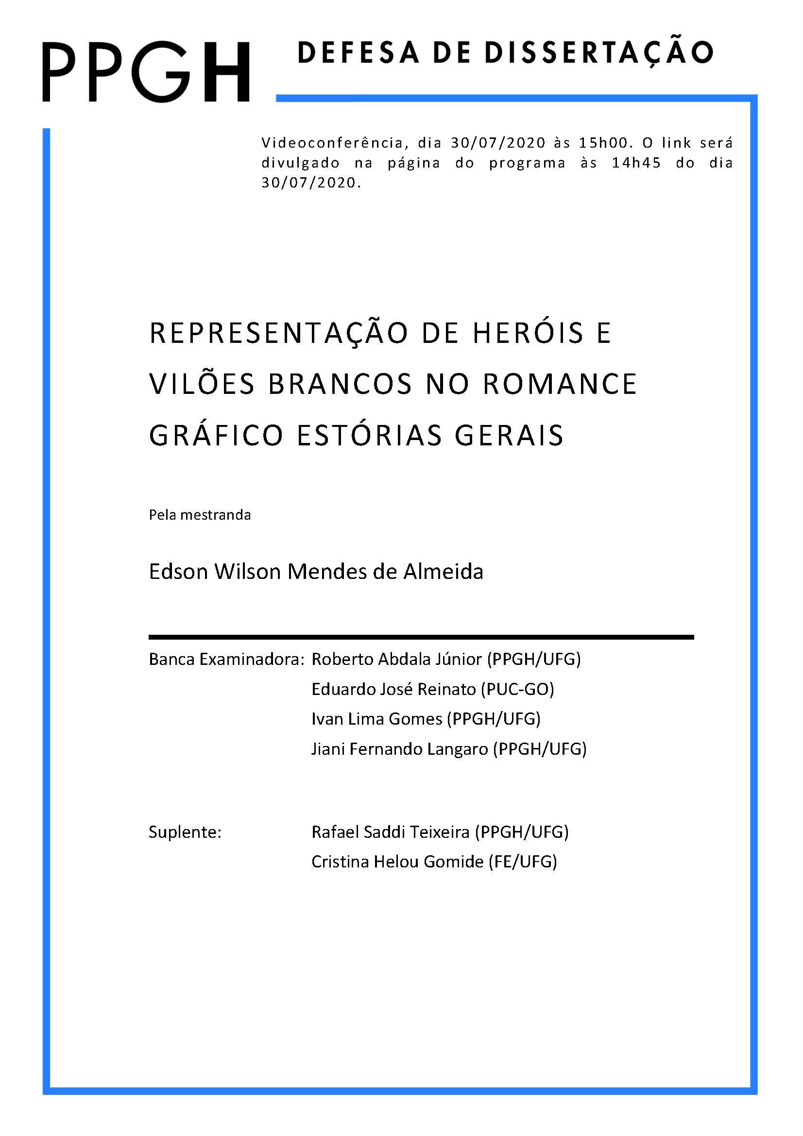 Mestrado - Edson Wilson