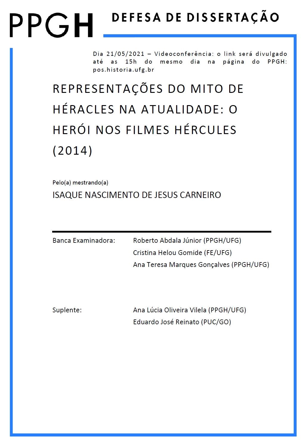 Cartaz - Isaque de Jesus