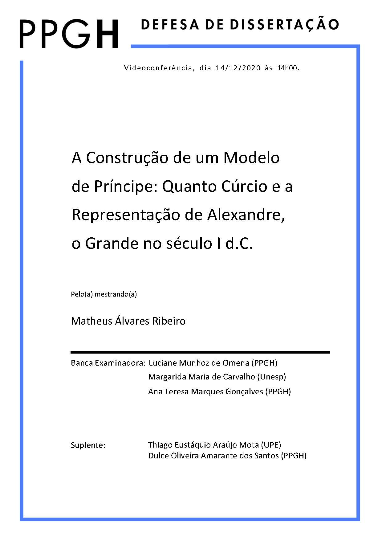 Cartaz - Matheus Ribeiro