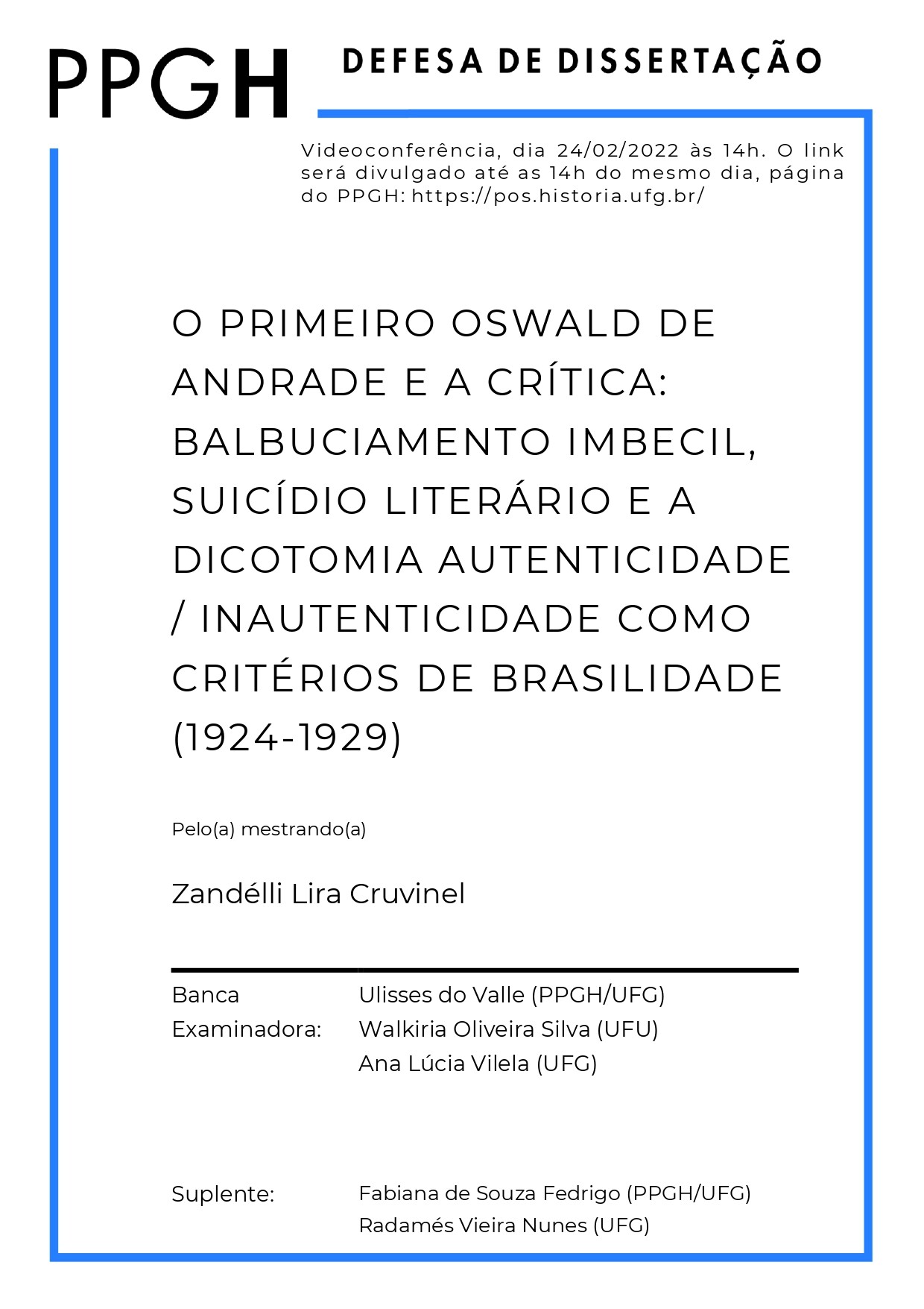 Cartaz - Zandélli Lira