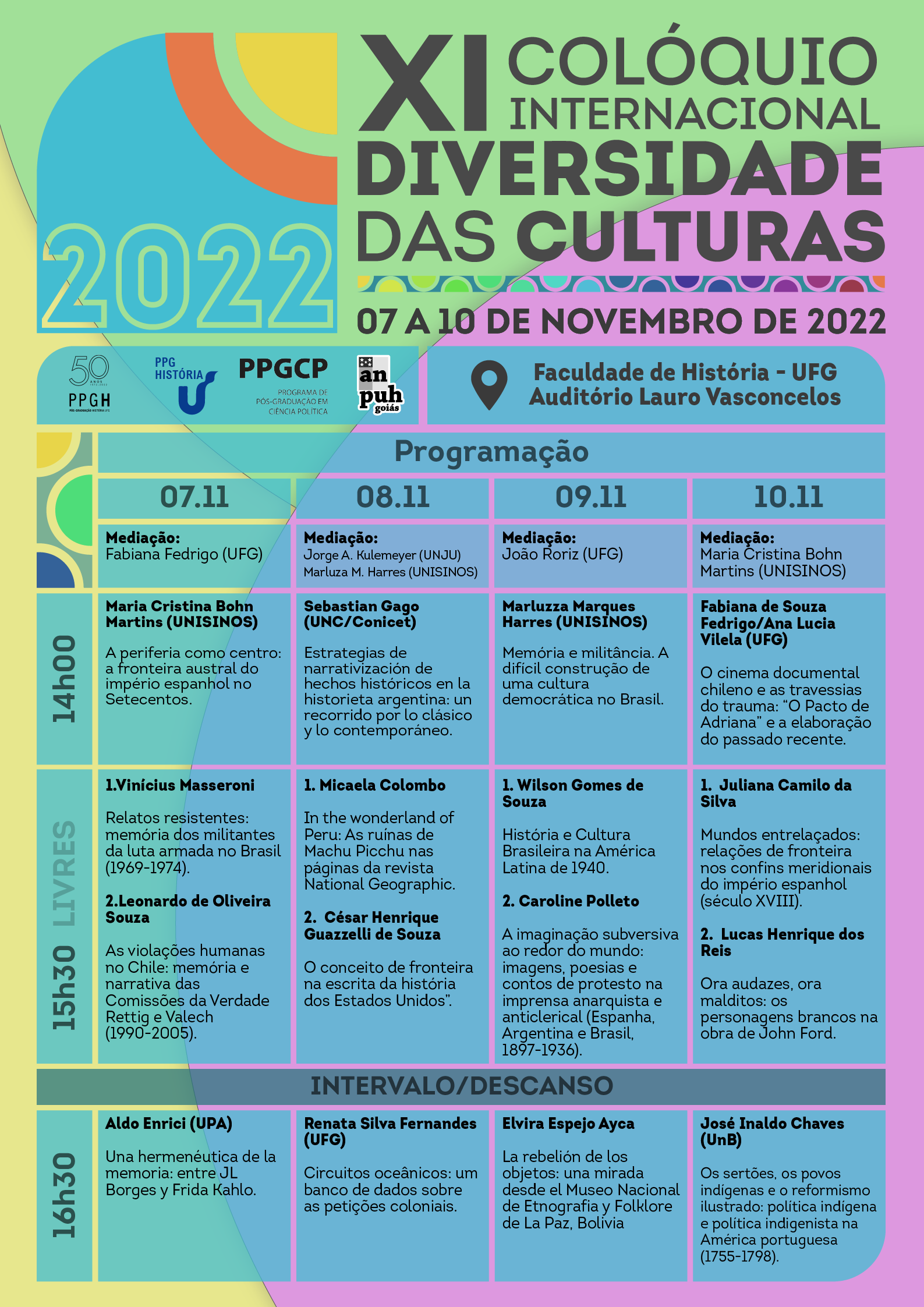 Programação nova Colóquio