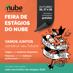 Divulgação Feira de Estágios Nube Instagram Divulgação Feira de Estágios Nube Instagram