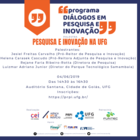 Cartaz Pesquisa e Inovação na UFG