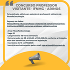 Concurso Professor Visitante- IFNMG - Arinos
