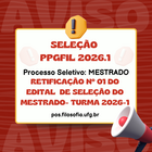 Retificação Mestrado 2026-1