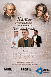 Kant e o problema do mal no pensamento de Hannal Arendt