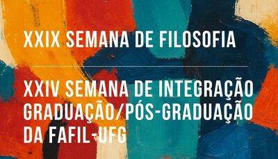 Semana de Filosofia 2025 - Capa