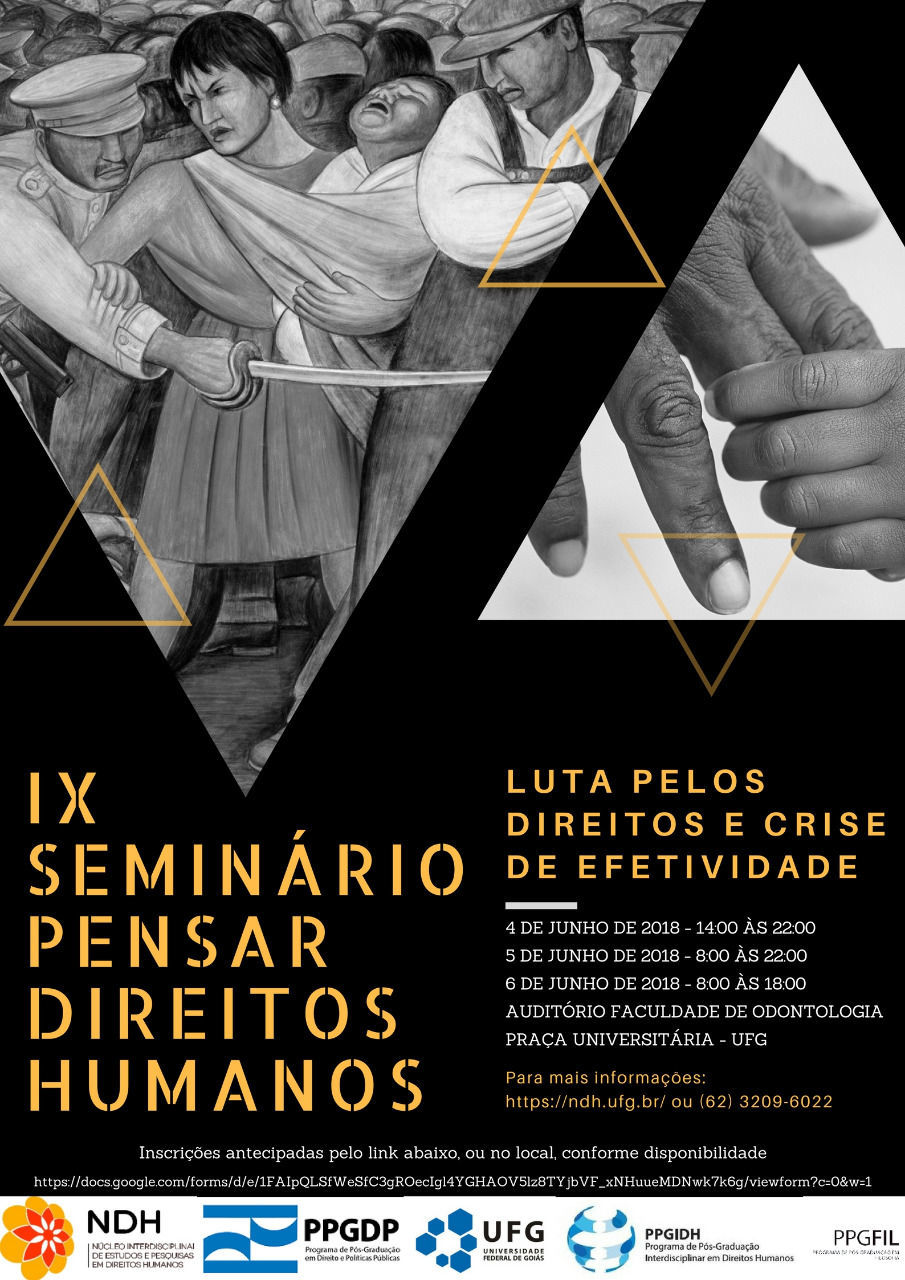 Cartaz - IX Seminário Pensar Direitos Humanos