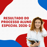 Resultado da seleção de alunos especiais 2026-1