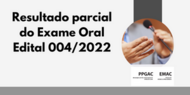 Resultado Parcial Exame Oral imagem